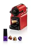 Nespresso by Krups Inissia XN1005 - Macchina da caffè, 1260W, Rosso (Ruby Red)