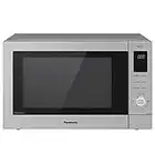 Panasonic HomeChef 4-in-1 Microwave Oven with Air Fryer, Convection Bake, FlashXpress Broiler, Inverter Microwave Technology, 1000W, 1.2 cu ft with Easy Clean Interior - NN-CD87KS (Stainless Steel)