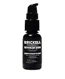 Brickell Men's Anti Aging Reviving Day Serum for Men, Natural and Organic Formulated with Hyaluronic Acid, Protein Peptides to Restore Firmness and Stimulate Collagen, 1 Ounce, Scented