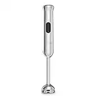 All-Clad Cordless Rechargeable Stainless Steel Immersion Multi-Functional Hand Blender, 5-Speed, Silver