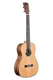 Kala Brand Music Co. Solid Cedar Top Acacia, 4-String Ukulele, Right, Natural, Baritone (KA-SCAC-B)