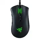 Razer DeathAdder V2 - Ratón Gaming con cable y comodidad ergonómica para PC / Mac (interruptores ópticos, sensor óptico Focus+ 20K, cable Speedflex, memoria integrada) Negro