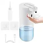 Dispenser Sapone Automatico Schiuma, Comius Sharp Dispenser Sapone Bagno Con Sensore A Infrarossi, 400 ml Montaggio A Parete, Livello di Impermeabilità IPX5, Adatto per Cucine Bagni Ufficio Hotel