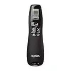 Logitech Professional Presenter R800, Wireless Presentation Clicker Remote with Green Laser Pointer and LCD Display, Black