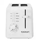 Cuisinart 2-Slice Toaster Oven, Compact, White, CPT-122