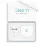 GLEAM Professional-Grade Teeth Whitening Kit - Home System with LED Light - Sensitivity Free Formula - Vegan Friendly - Up to 8 Shades Whiter Teeth - Instant Results - Peroxide Free