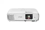 Epson Home Cinema 880 3-chip 3LCD 1080p Projector, 3300 lumens Color and White Brightness, Streaming and Home Theater, Built-in Speaker, Auto Picture Skew, 16,000:1 Contrast, HDMI 2.0, White