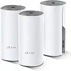 TP-Link Deco Whole Home Mesh WiFi System (Deco E4) – Up to 4,000 Sq. Ft. Coverage, Replaces Wireless Internet Routers and Extenders, Works with Alexa, 3-Pack