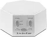 LectroFan High Fidelity White Noise Machine with 20 Unique Non-Looping Fan and White Noise Sounds and Sleep Timer