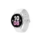 SAMSUNG Galaxy Watch 5 44mm Bluetooth Smartwatch w/ Body, Health, Fitness and Sleep Tracker, Improved Battery, Sapphire Crystal Glass, Enhanced GPS Tracking, US Version, Silver Bezel w/ White Band