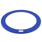 SONGMICS Tappeto di Sicurezza per Trampolino di Ricambio, Copertura Coprimolle per Trampolino a Diametro di 244 cm, 30 cm di Larghezza, Resistente ai Raggi UV, Anti Strappo, Blu STP8FT