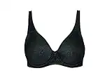 Wonderbra Plus Support Underwire Full Coverage Bra, Black Jacquard, 42d Us