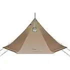 FireHiking Tienda de campaña Tipi para 4-8 personas con gato de estufa para Bushcraft, cocina y calefacción (4-8 personas, poliéster)