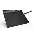 XP-PEN G640 Tableta Gráfica de Dibujo 6 x 4 Pulgadas para Juego OSU, Tableta Digital con Lápiz sin Batería Compatible con Windows 10/8/7, Mac 10.10 y Superior