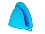 Guanti da forno in silicone per uso istantaneo in pentola o in cucina come portautensili o portabottiglie I supporti per guanti possono essere usati quando si cucina su una griglia Prese(blu, 1pcs)