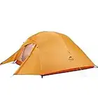 Naturehike Cloud-Up 3 Person Lightweight Backpacking Tent with Footprint - 3 Season Free Standing Dome Camping Hiking Waterproof Backpack Tents