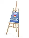 MOSKAR Staffelei Holz | Leinwand Ständer zum Malen | Malerstaffelei - ideal für das eigene Atelier | Holzstaffelei groß | Painting Stand | 100% Made in Germany