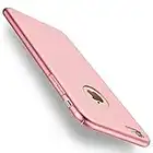 Hexcbay iPhone 8 iPhone 7 Carcasa Delgada Liviana Liviana Ultra Delgada de plástico Protección Completa Anti-Rayado Anti-Huella Digital Estuche Protector Estuche (iPhone 8 Plus /7 Plus, Rosa)