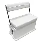 Wise 8WD437SS-784 Offshore Swingback Cooler/Storage Seat, Brite White, 62 Qt.