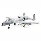 E-flite RC Airplane A-10 Thunderbolt II Twin 64mm EDF BNF Basic Transmitter Battery and Charger Not Included with AS3X and Safe Select EFL011500