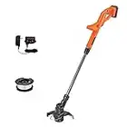 BLACK+DECKER 20V Max Lithium String Trimmer/Edger, 10" (LST201) (Discontinued By Manufacturer)