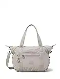 Kipling Damen kunst Tote Bag, Grey Gris, Einheitsgröße EU