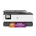 HP OfficeJet Pro 8022e Imprimante tout en un - Jet d'encre couleur – 6 mois d'Instant Ink inclus avec HP+ (Copie/Scan/Fax/Chargeur auto de documents, Recto/Verso, Wifi) Jusqu'à 100€ remboursés