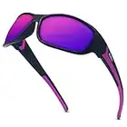 DEAFRAIN Polarized Sports Sunglasses for Men Women Driving Fishing Cycling Running UV Protection