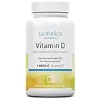 Sanhelios Sonnenvitamin D - 1000 I.E. Vitamin D3 - Unterstützt Knochen, Zähne, Muskeln und Immunsystem* - 365 Microtabletten Jahresvorrat - Nur Premium Zutaten - Hergestellt & geprüft in Deutschland