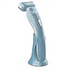 Brori Electric Lady Shaver - Womens Razor Bikini Trimmer for Women Legs Underarms Pubic Hair Wet and Dry Rechargeable Waterproof Cordless with LED Light