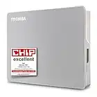 Toshiba 1TB Canvio Flex Portable External Hard Drive for Mac, Windows PC and Tablet use, compatible with most USB-C and USB-A devices, Silver (HDTX110ESCAA)