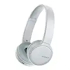 Sony WH-CH510 - Cuffie wireless on-ear - Bluetooth - compatibili con Google Assistant e Siri - Batteria fino a 35 ore - Ricarica Rapida (10 min. per 90 min. di riproduzione) - Bianco