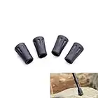 Walking Stick Tips 4 Pack Trekking Pole Tips Replacement- Rubber Feet for Hiking Poles | Rubber Tip