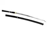 Handmade Sword - Fully Hand Forged Functional Samurai Japanese Katana/Wakizashi Shirasaya Sword, Full Tang, Carbon Steel, Sharp, Clay Tempered, Wood Scabbard (Kill Bill O-Ren)