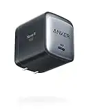 Anker USB C 715 (Nano II 65W), GaN II PPS Fast Compact Foldable Charger for MacBook Pro/Air, Galaxy S20/S10, Dell XPS 13, Note 20/10+, iPhone 13/Pro/Mini, iPad Pro, Pixel, and More