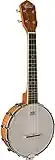 Oscar Schmidt OUB1 Banjolele Concert Size Banjo Uke Mahogany Satin Ukulele