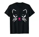 Süßes Katze Kostüm Halloween Party Karneval Kind Mädchen T-Shirt