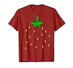 Fresa Disfraz Dulce Verano Fruta Halloween Grupo Disfraz Camiseta