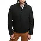 Dockers Herren Ron Wool Blend Bomber Jacke, schwarz, Medium