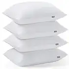 Adam Home Pillows Pack of 4 Standard Size Extra Soft Filling Hotel Quality Comfortable Bed Pillow Bounce Back Pillow Suitable for Back and Side Sleepers Body Pillow Set Sleeping Pillows Hollowfibre