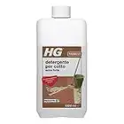 HG Pulitore Forte (HG n. 87), Detergente Concentrato per Rimuovere Grasso, Smalto, Rivestimenti Protettivi e Sporco Cristallizzato, Per Ogni tipo di Pavimento in Cotto - 1 Litre (194100108)