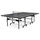 HEAD Summit USA Indoor Table Tennis Table, Competition Grade Net, 10 Minute Easy Set Up – Ping Pong Table with Playback Mode