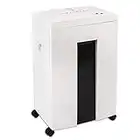 WOLVERINE 18-Sheet 60 Mins Running Time Cross Cut High Security Level P-4 Heavy Duty Paper/CD/Card Ultra Quiet Shredder for Home Office with 22-Litre Pullout Waste Bin SD9113(White)