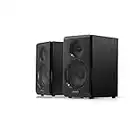 Edifier R33BT Active Bluetooth Computer Speakers - 2.0 Bookshelf Speaker - Powered Studio Monitor, Black - Pair