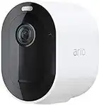 Arlo Pro3, Cámara vigilancia wifi 2K adicional, faro y sirena, detector de movimiento, visión nocturna en color, audio bidireccional, con una prueba gratuita de 90 días de Arlo Secure, Blanco