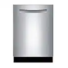 Bosch 800 Series 24-inch Built-In Dishwasher with Flexible Third Rack and CrystalDry - SHPM78Z55N - Stainless Steel