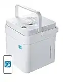 Midea Cube 20 Pint Dehumidifier for Basement and Rooms at Home for up to 1,500 Sq. Ft., Smart Control, Works with Alexa (White), Drain Hose Included, ENERGY STAR Most Efficient 2023