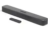 JBL BAR 2.0 All in One, Soundbar compatta Wireless Bluetooth Tutto in Uno per TV e PC, Telecomando, Surround, Dolby Digital integrato, HDMI ARC, Connessione Ottica, 80 W, Nero