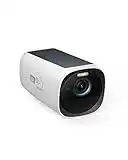 eufy Security eufyCam S330(eufyCam 3), Camera Surveillance WiFi, Camera Solaire, Résolution 4K, Panneau Solaire Intégré, Vision Nocturne Couleur, sans Frais mensuels, Nécessite HomeBase 3