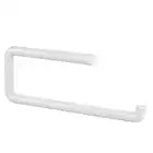 iDesign Paper Towel Holder for Kitchen - Wall Mount/Under Cabinet, White